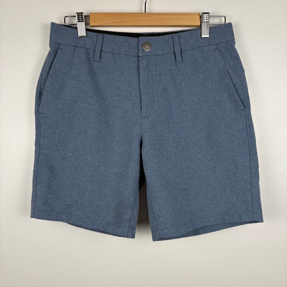 Bonobos Mens Hybrid Standard Fit Golf Shorts Size‎ 28 Blue Recycled Stretch